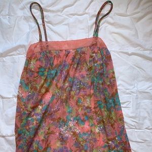 floral slip dress